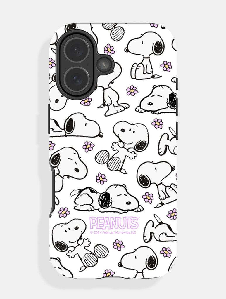 Peanuts x Skinnydip Snoopy Lilac Daisy Ultra Protective iPhone - Image 1