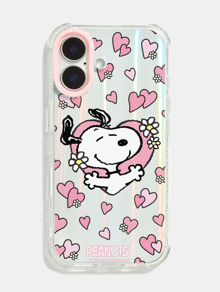 Peanuts x Skinnydip Snoopy Love Hearts Shock iPhone Case - Image 1