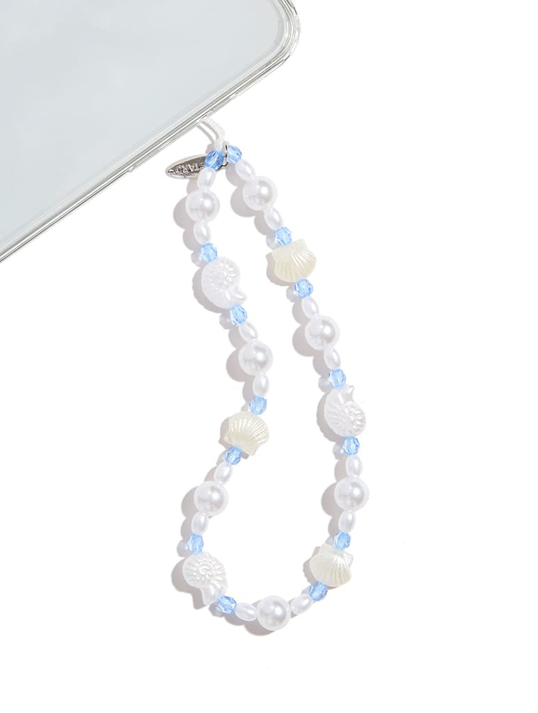 Pearly Shell Beaded Strap