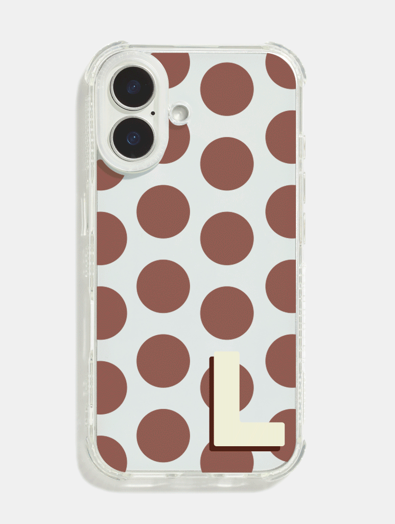 Personalised Clear Base Shock iPhone Case with Clear Camera Hole - Image 1