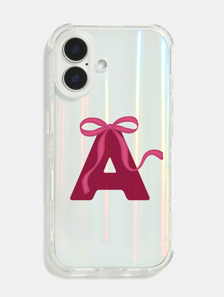 Personalised Subtle Holo Shock iPhone Case with Clear Camera Hole - Image 1