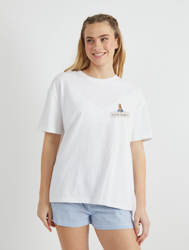 Peter Rabbit x Skinnydip Complete Adventures T-Shirt in Ecru - Image 2