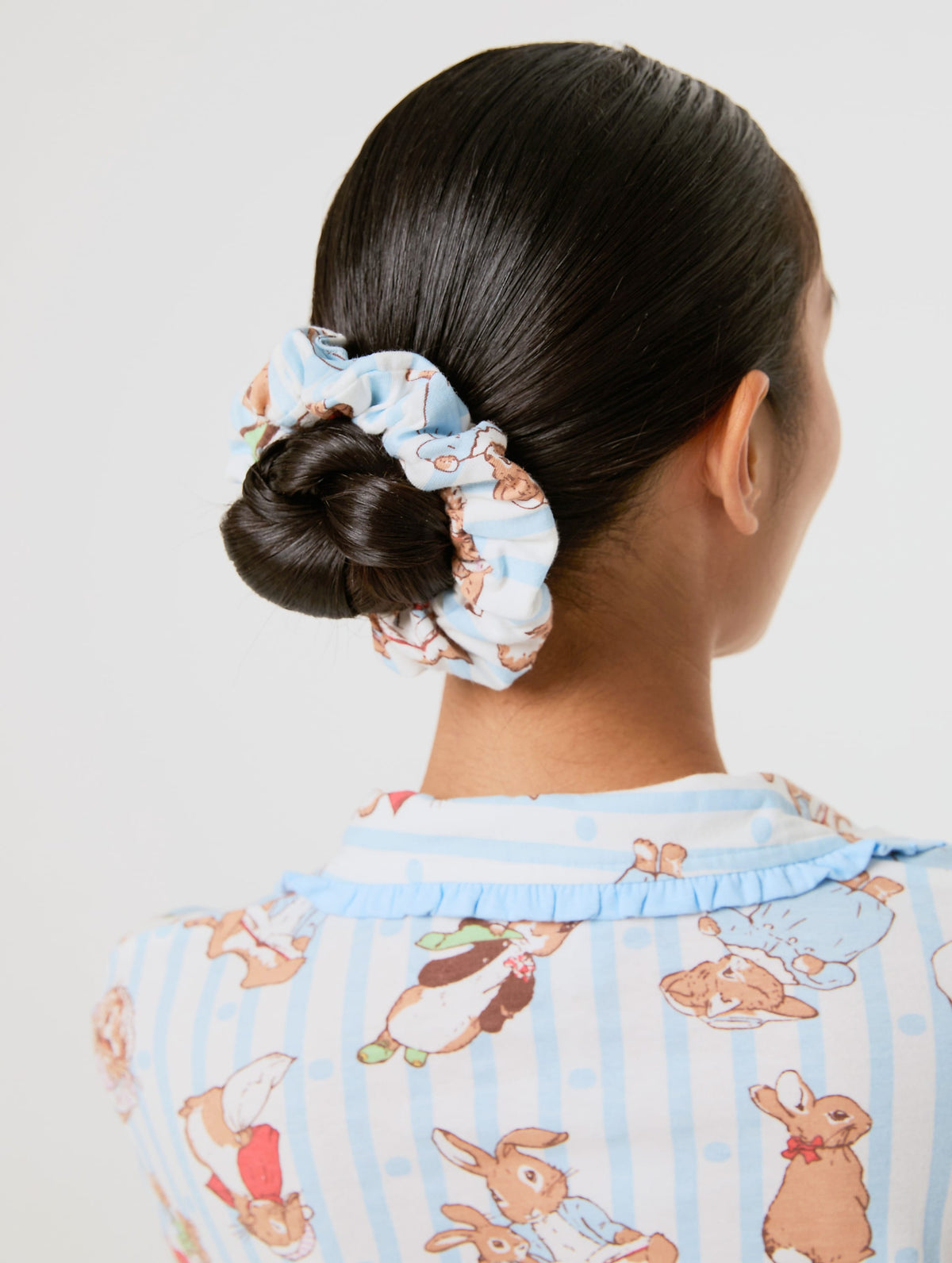 Peter Rabbit x Skinnydip Stripe Pyjama Set with Scrunchie - Image 8
