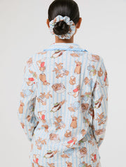 Peter Rabbit x Skinnydip Stripe Pyjama Set with Scrunchie
