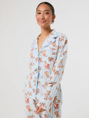 Peter Rabbit x Skinnydip Stripe Pyjama Set with Scrunchie
