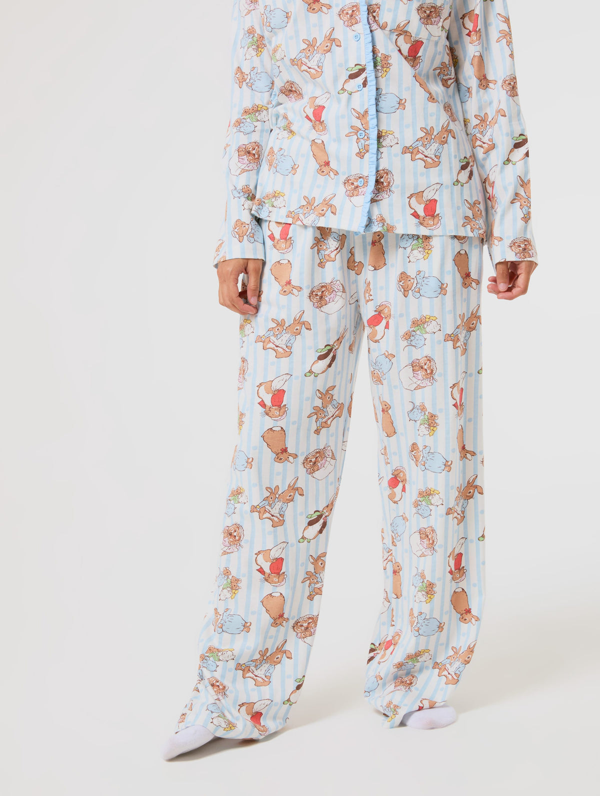 Peter Rabbit x Skinnydip Stripe Pyjama Set with Scrunchie - Image 10