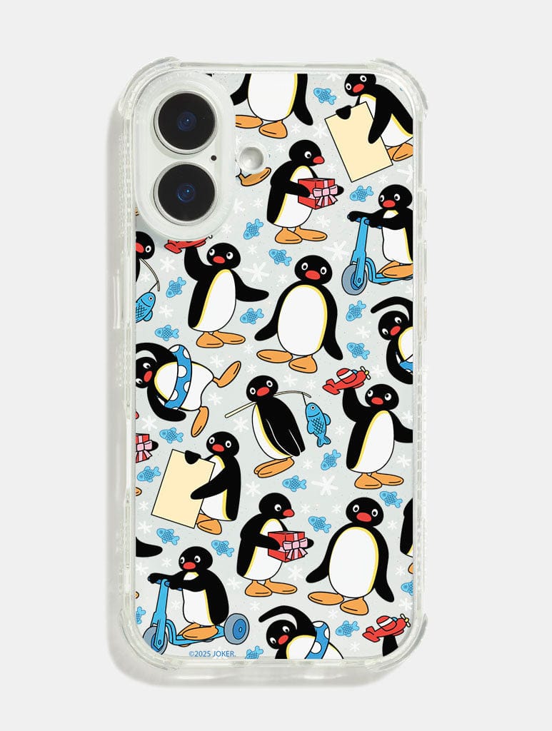 Pingu x Skinnydip Pingu Repeat Shock iPhone Case - Image 1