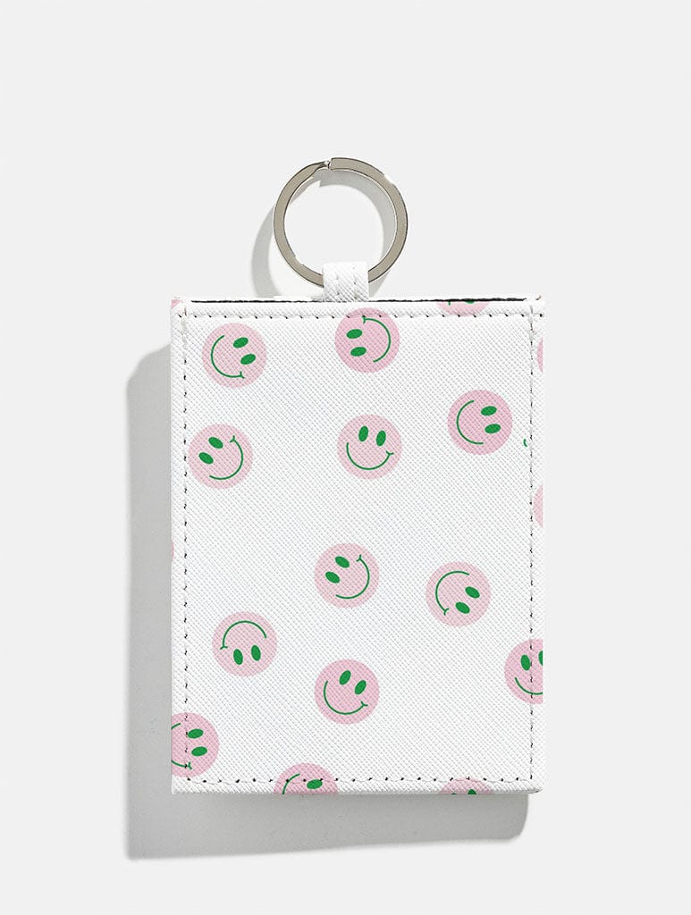 Pink and Green Smiley Card Holder - Image 1