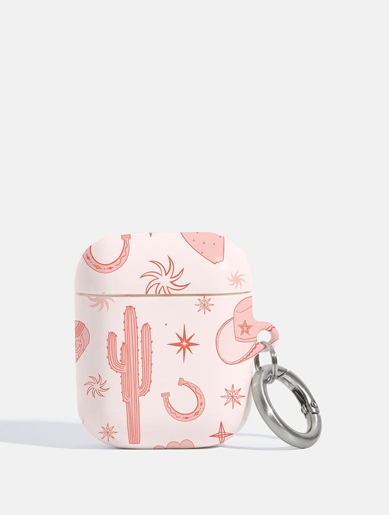 Pink Cowgirl AirPods Case - Image 1