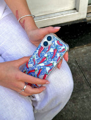 Pippa Smith Studio x Skinnydip Chillies On Tiles Shock iPhone Case