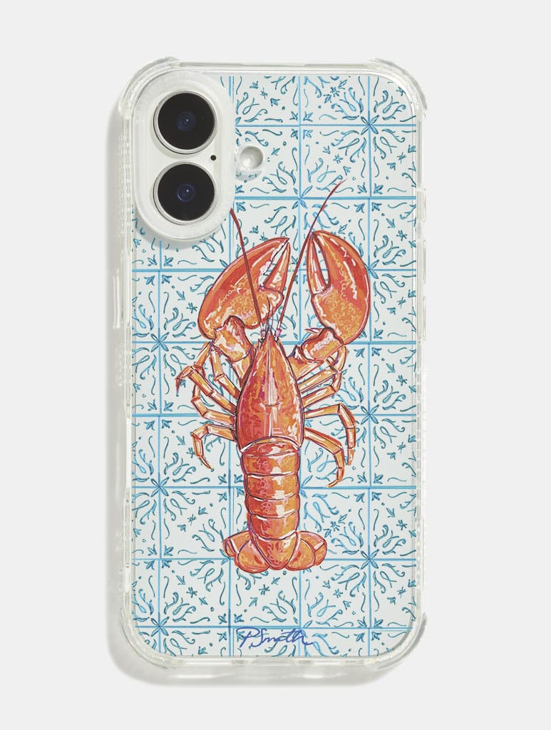 Pippa Smith Studio x Skinnydip Lobster On Tiles Shock iPhone Case - Image 1