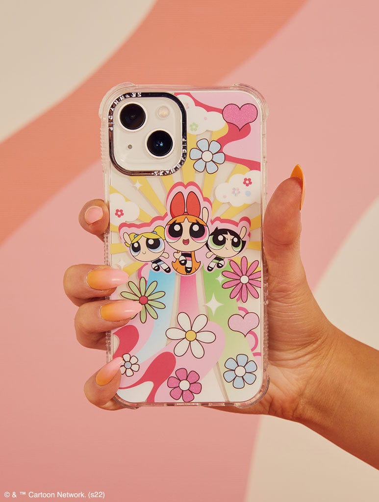 Powerpuff Girls x Skinnydip Flower Power Shock iPhone Case - Image 1