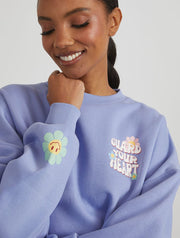 Protect Your Love Sweatshirt in Blue