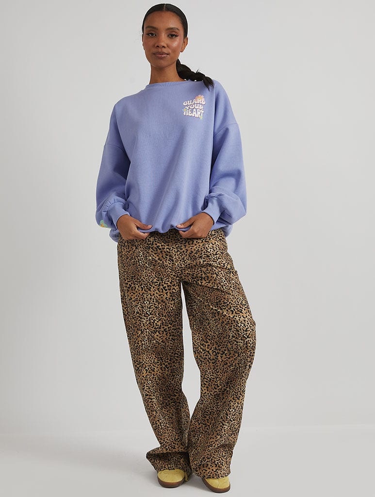 Protect Your Love Sweatshirt in Blue - Image 5