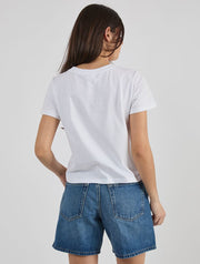 Respect Your Mother Kiss Baby T-Shirt In White