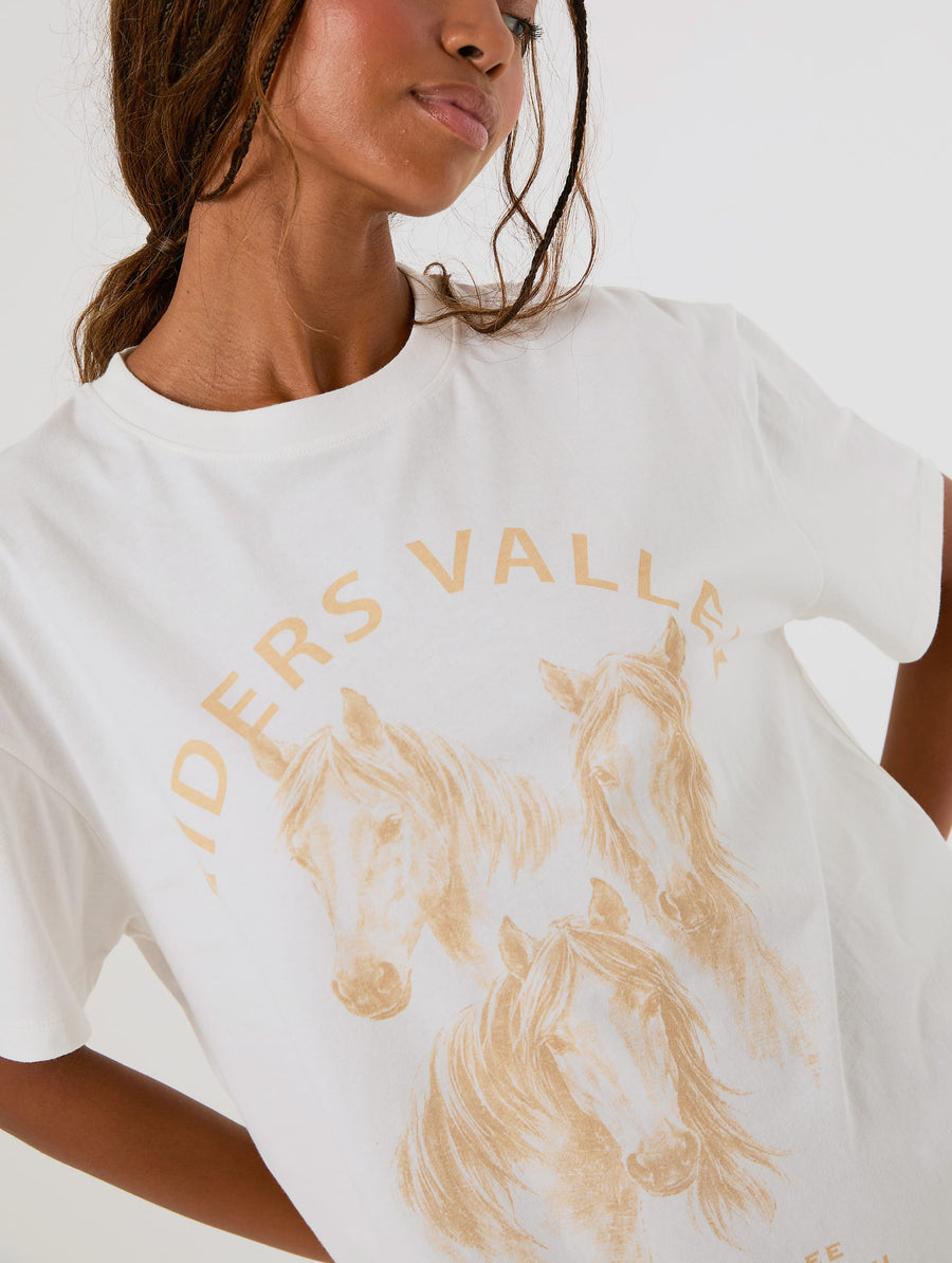 Riders Valley Ecru T-Shirt
