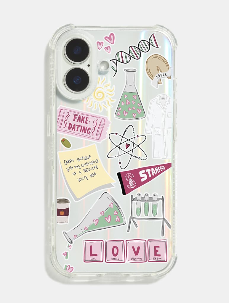 Science Lab Sticker Shock iPhone Case - Image 1