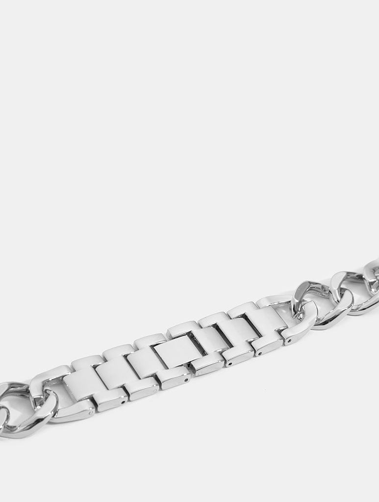 Silver Chain Link Apple Watch Strap - Image 3