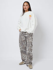 Simple Pleasures In Life Sweatshirt in Ecru