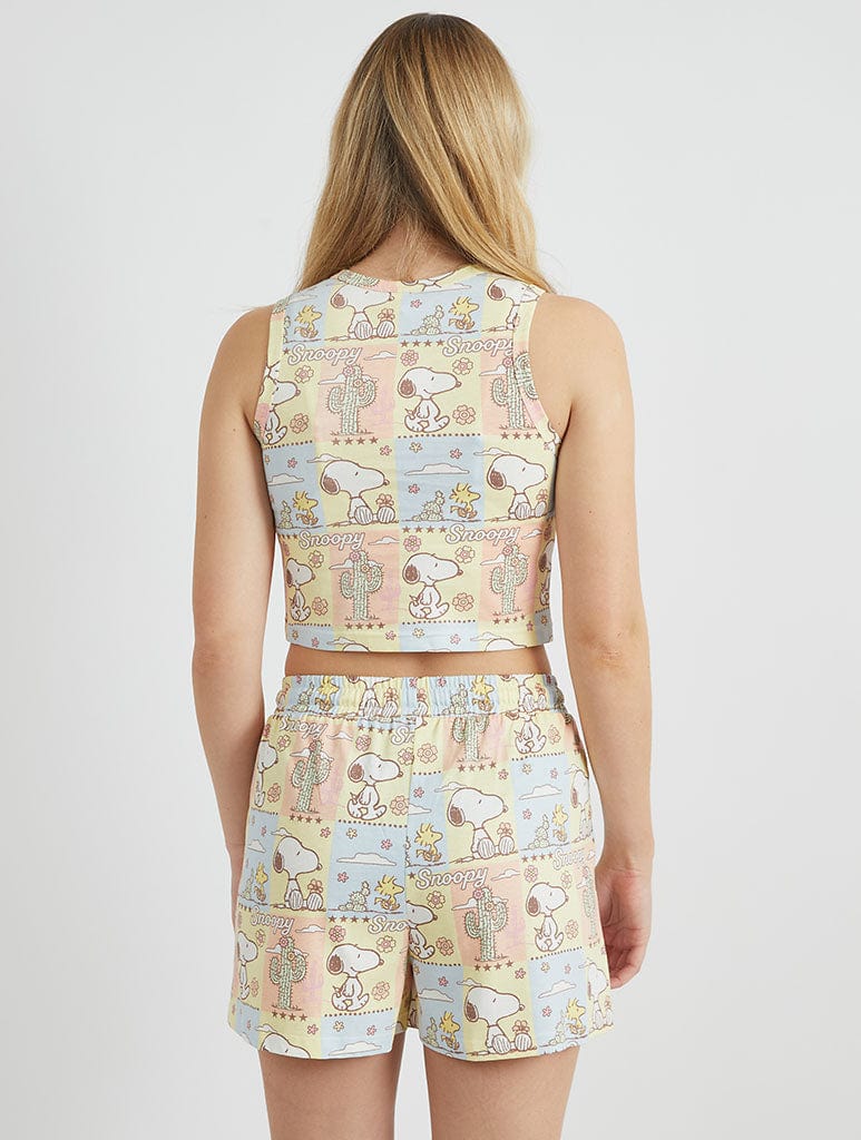 Peanuts x Skinnydip Snoopy Vest and Shorts Set - Image 3