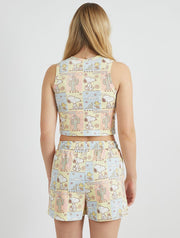 Peanuts x Skinnydip Snoopy Vest and Shorts Set