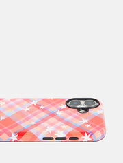 Starry Tartan Autumn Tones Ultra Protective iPhone Case