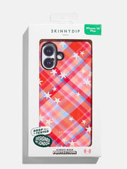 Starry Tartan Autumn Tones Ultra Protective iPhone Case