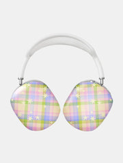 Starry Tartan Spring AirPods Max Case in Gloss