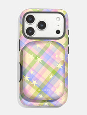 Starry Tartan Spring Portable Magsafe Charger