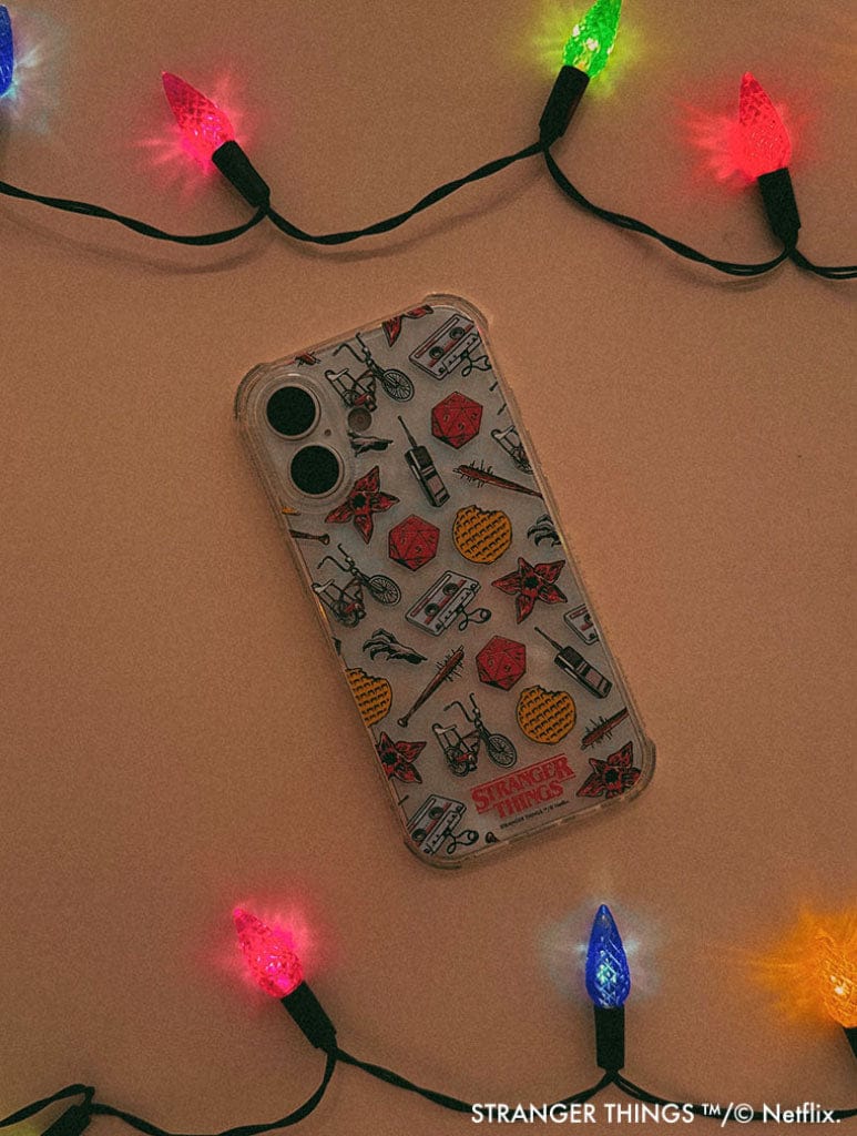 Stranger Things x Skinnydip Pattern Shock iPhone Case