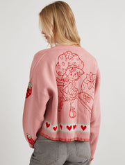 Strawberry Shortcake x Skinnydip 3D Knitted Cardigan