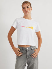 Summer Isn't Over Yet Baby T-Shirt In White