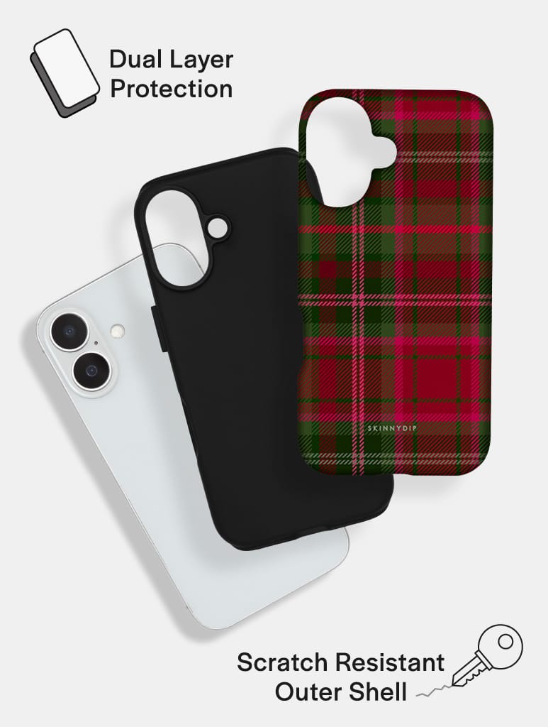Christmas Tartan Ultra Protective iPhone Case