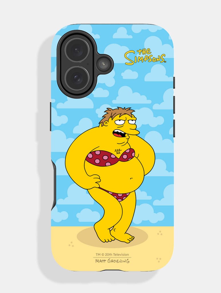 The Simpsons Barney At The Beach Ultra Protective iPhone Case - Image 1