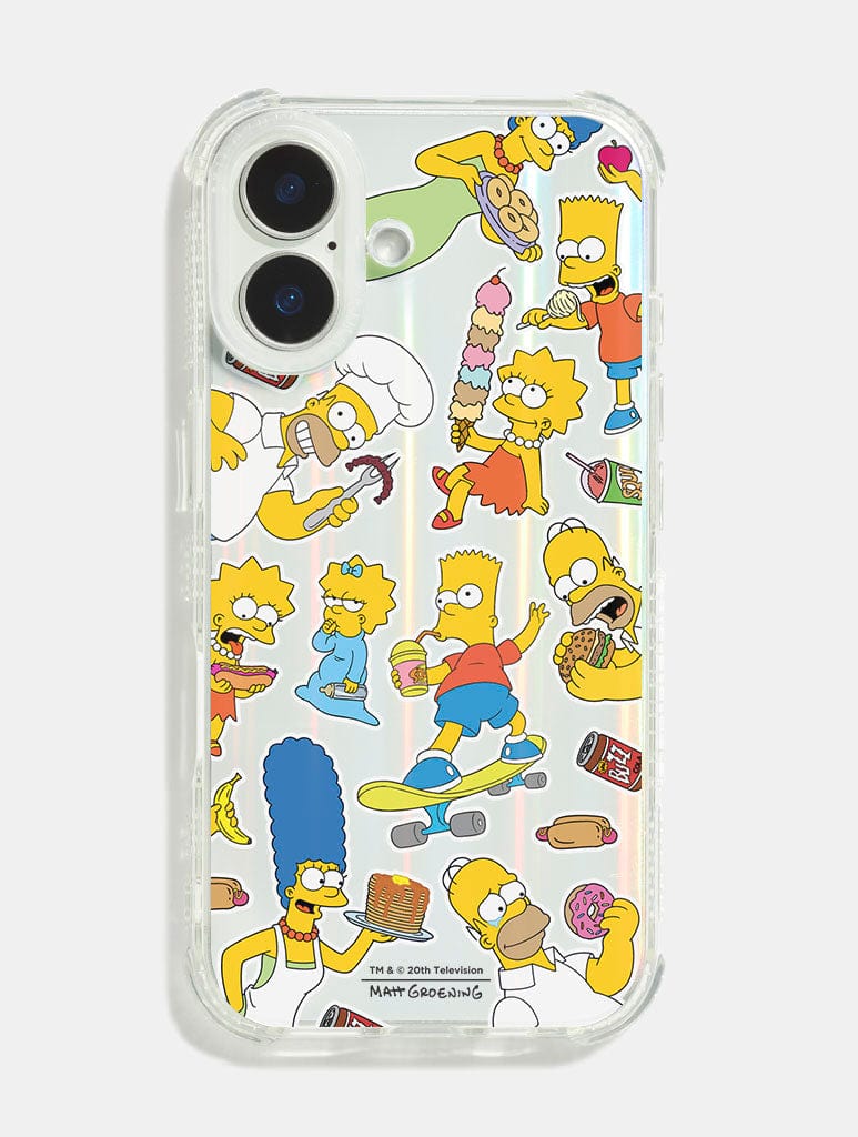 The Simpsons Foodie Shock iPhone Case - Image 1