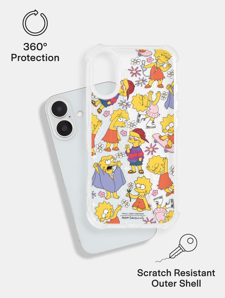 The Simpsons Lisa Shock iPhone Case - Image 3