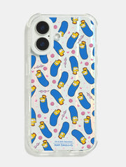 The Simpsons Marge Repeat Pattern Shock iPhone Case