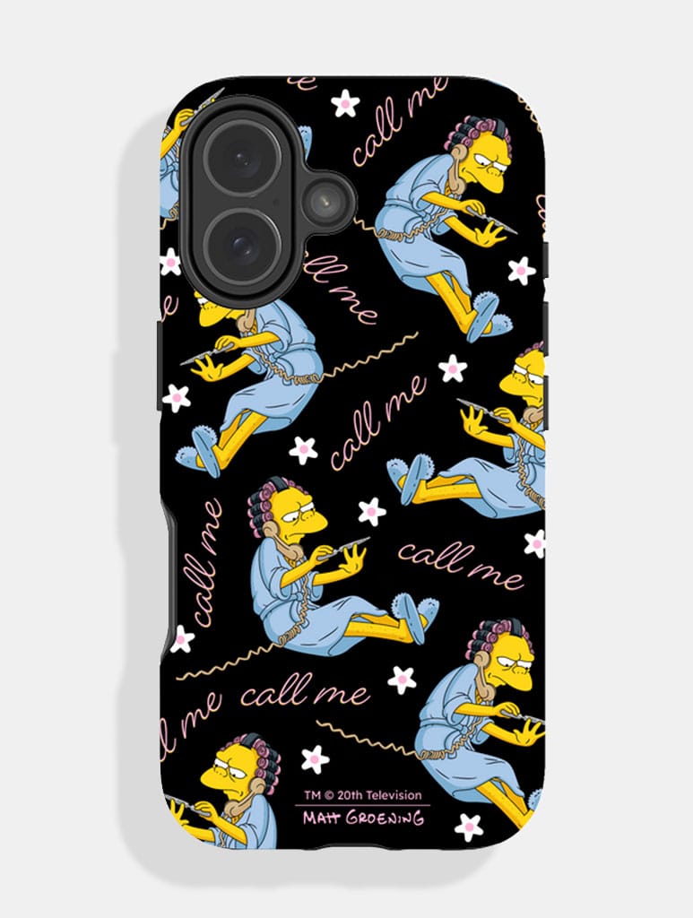 The Simpsons Moe Call Me Ultra Protective iPhone Case - Image 1