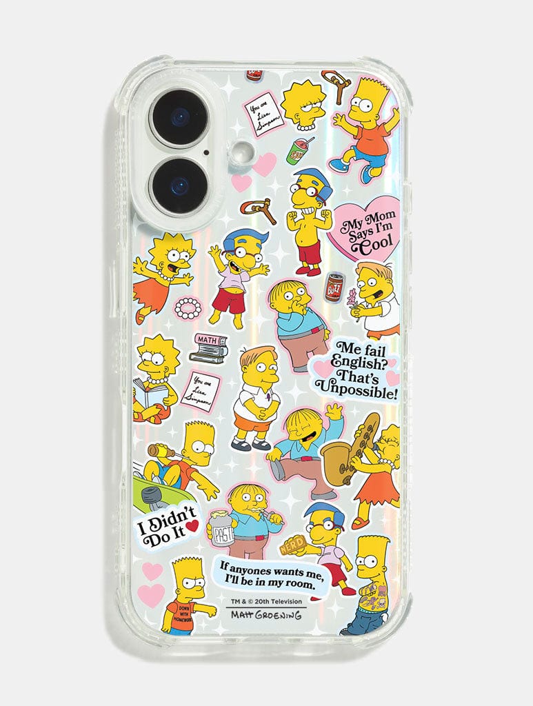 The Simpsons My Mom Says I'm Cool Shock iPhone Case - Image 1