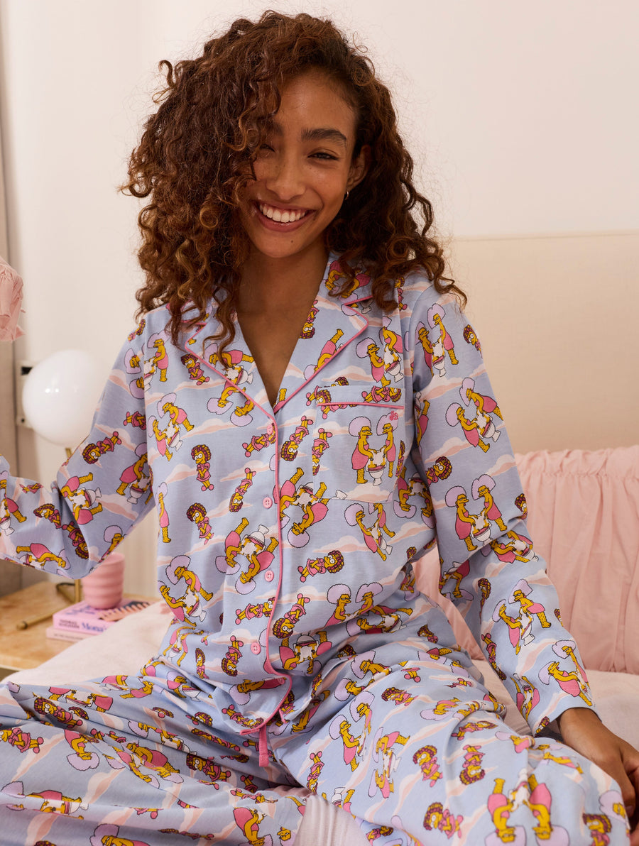 The Simpsons x Skinnydip Cloud Pyjama Set with Scrunchie