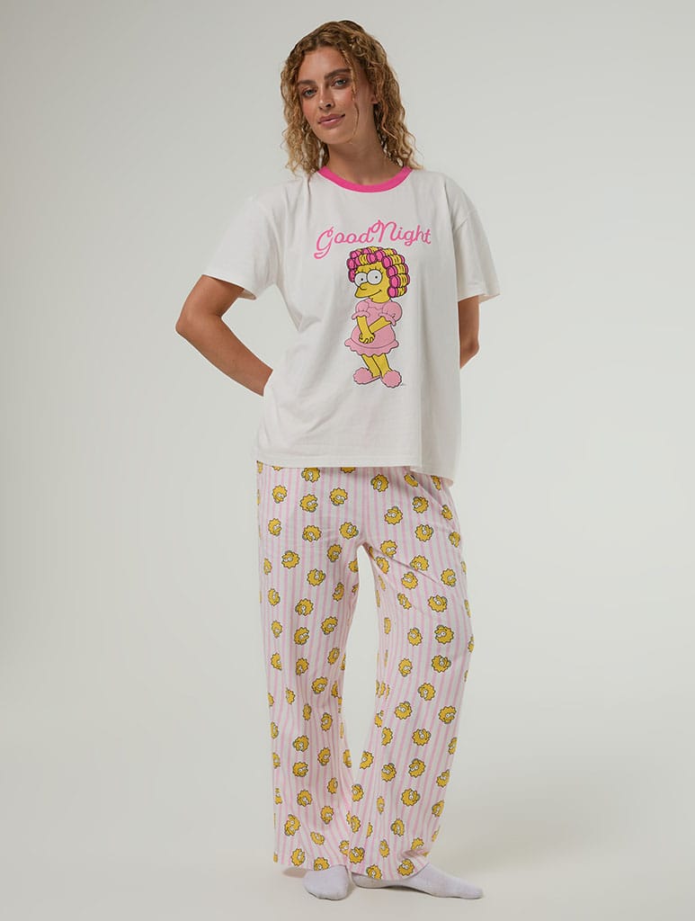 The Simpsons x Skinnydip Lisa Pyjama with Eye Mask - Image 3