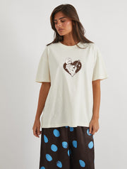 The Simpsons Lurleen T-Shirt In White