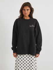 The Snowman Sweatshirt In Black