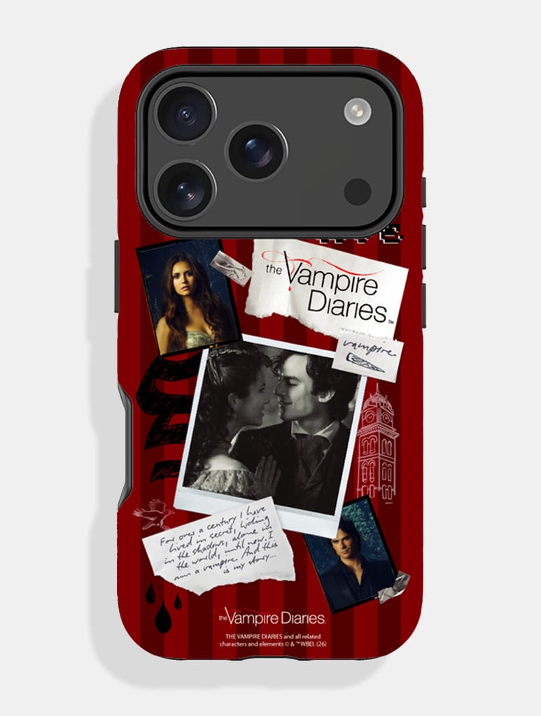 The Vampire Diaries x Skinnydip Diary Ultra Protective iPhone Case - Image 1