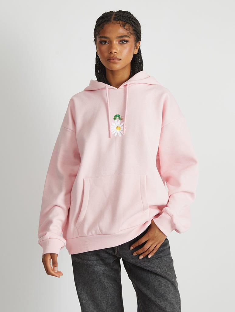 The Very Hungry Caterpillar Flower Hoodie In Pink
