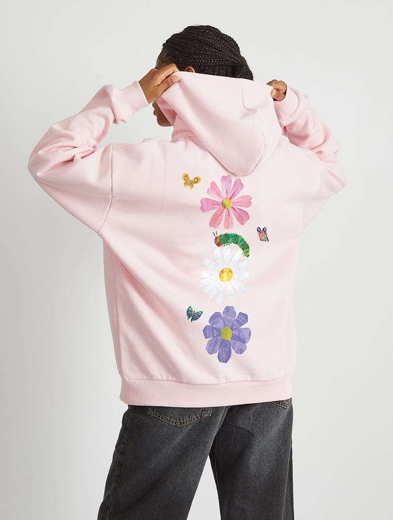 The Very Hungry Caterpillar Flower Hoodie In Pink - Image 1