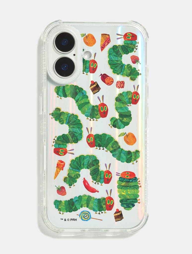 The Very Hungry Caterpillar Party Foods Holo Shock iPhone Case - Image 1