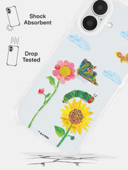 The Very Hungry Caterpillar x Skinnydip Spring Flowers Shock iPhone Case