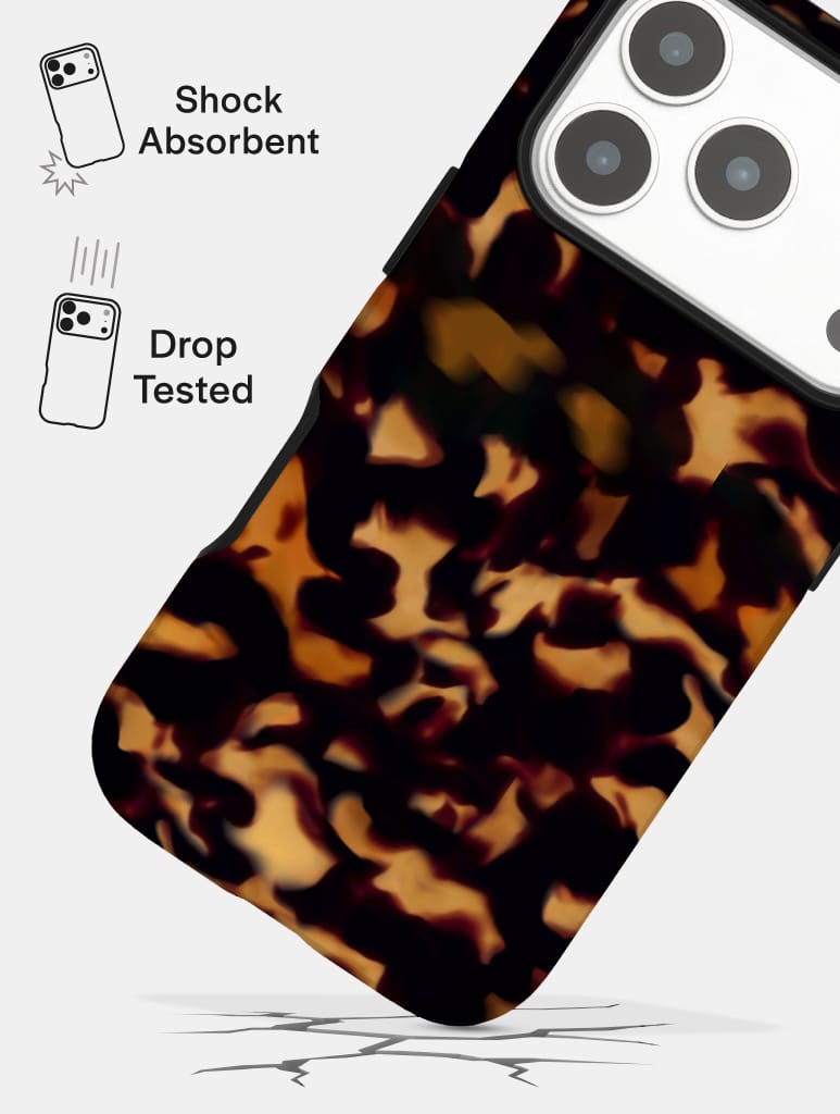 Tortoise Print Ultra Protective iPhone Case - Image 4