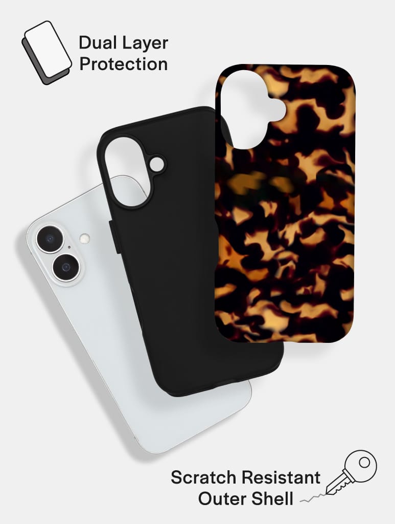 Tortoise Print Ultra Protective iPhone Case - Image 3